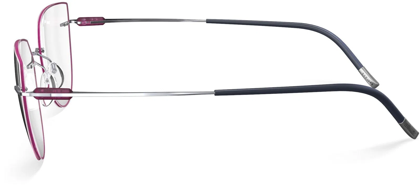 Silhouette Purist Color Groove Demo Rimless 5561 Eyeglasses - view 118